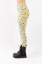 Icecold Tights - Yellow Charcoal Rose | XXS