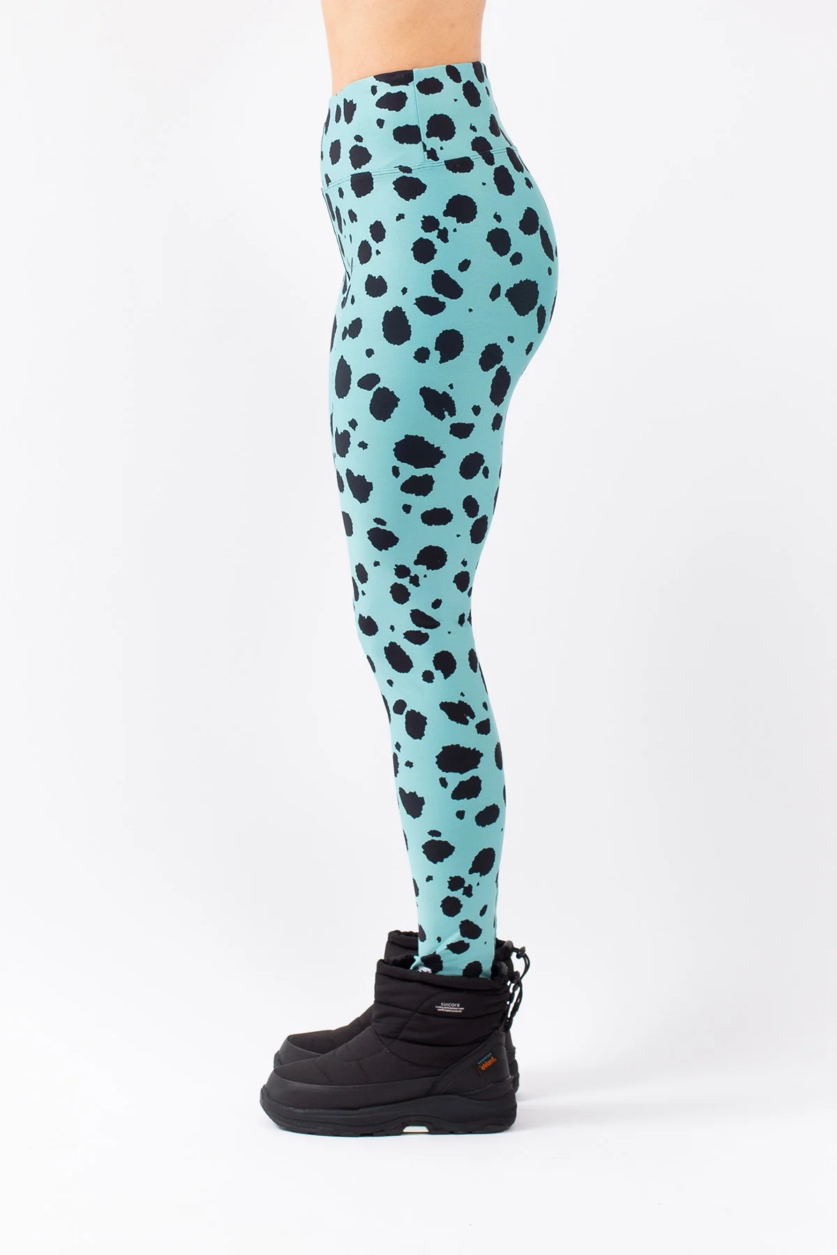 Icecold Tights - Turquoise Cheetah | XXS