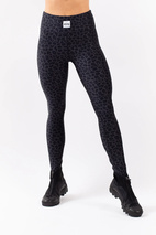 Icecold Tights - Black Leopard | S