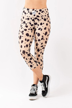 Icecold 3/4 Tights - Cheetah | XS