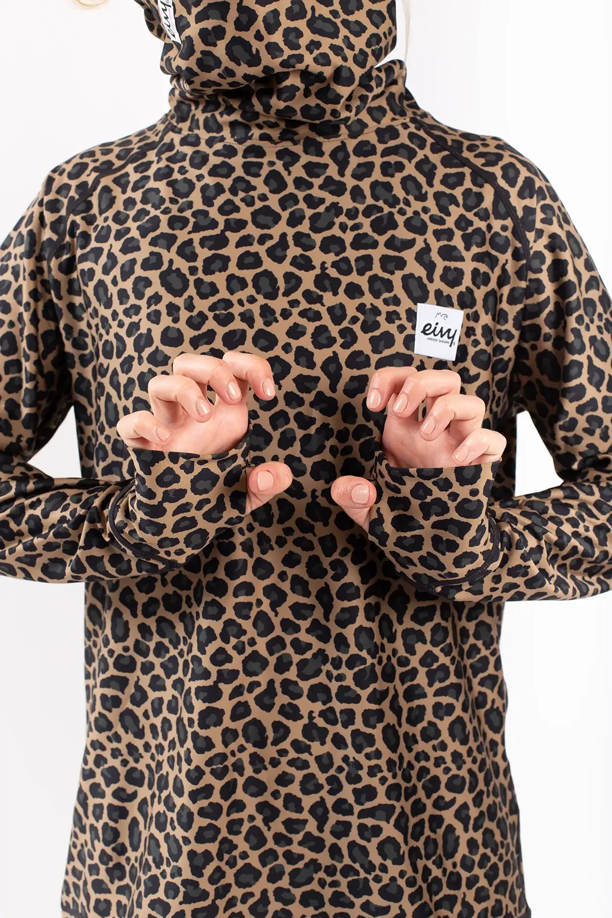 Boyfriends Fit Gaiter Top - Leopard