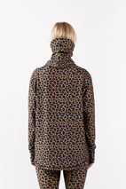 Boyfriends Fit Gaiter Top - Leopard