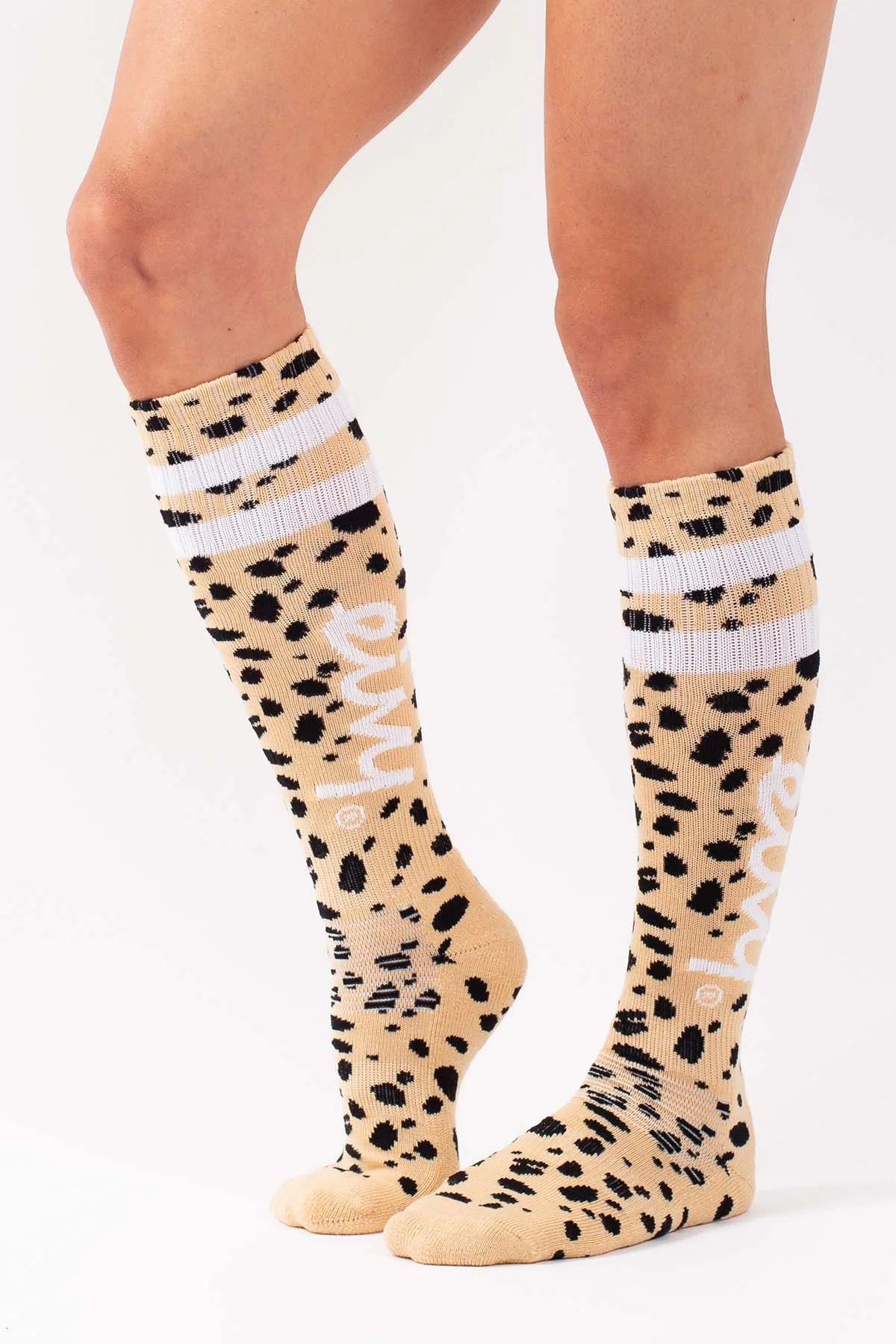 Cheerleader Wool Socks - Cheetah | 39-41