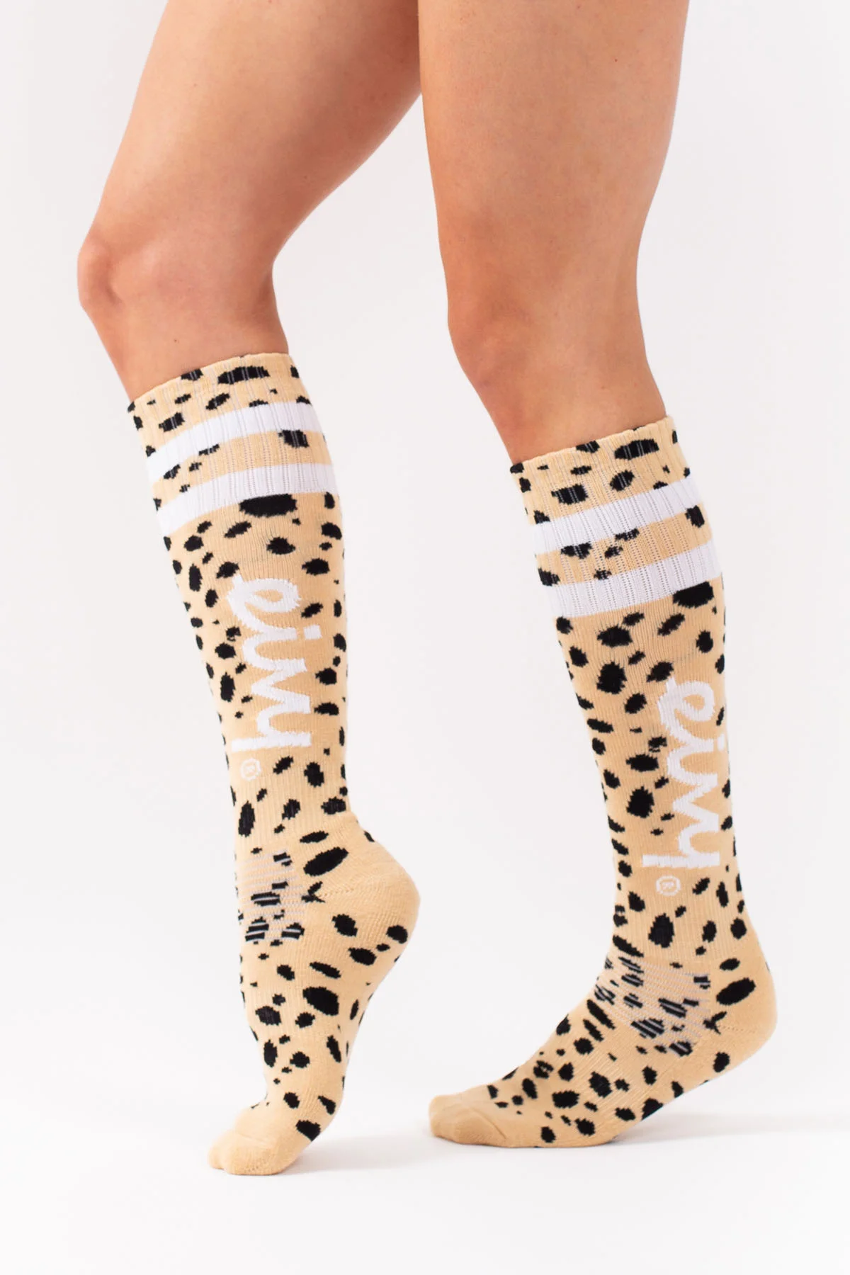 Cheerleader Wool Socks - Cheetah