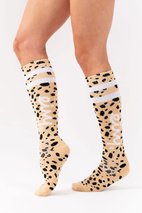 Cheerleader Wool Socks - Cheetah | 39-41