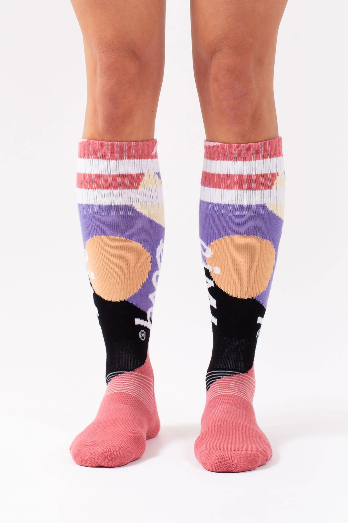 Cheerleader Wool Socks - Abstract Shapes | 8-10