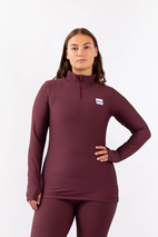 Journey Rib Top - Wine | XS