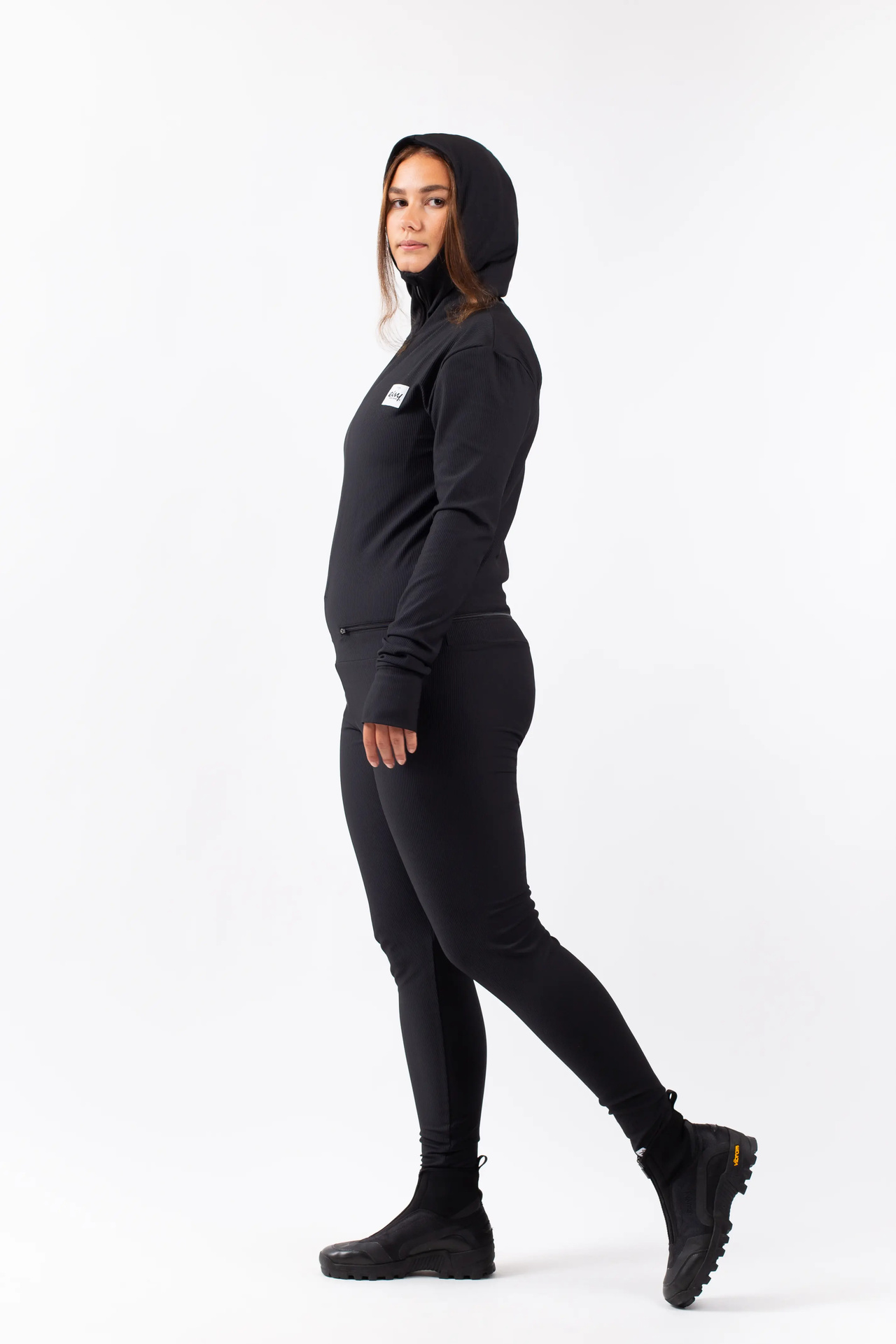 Leona Rib Onepiece - Black | S