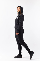 Leona Rib Onepiece - Black | XXS