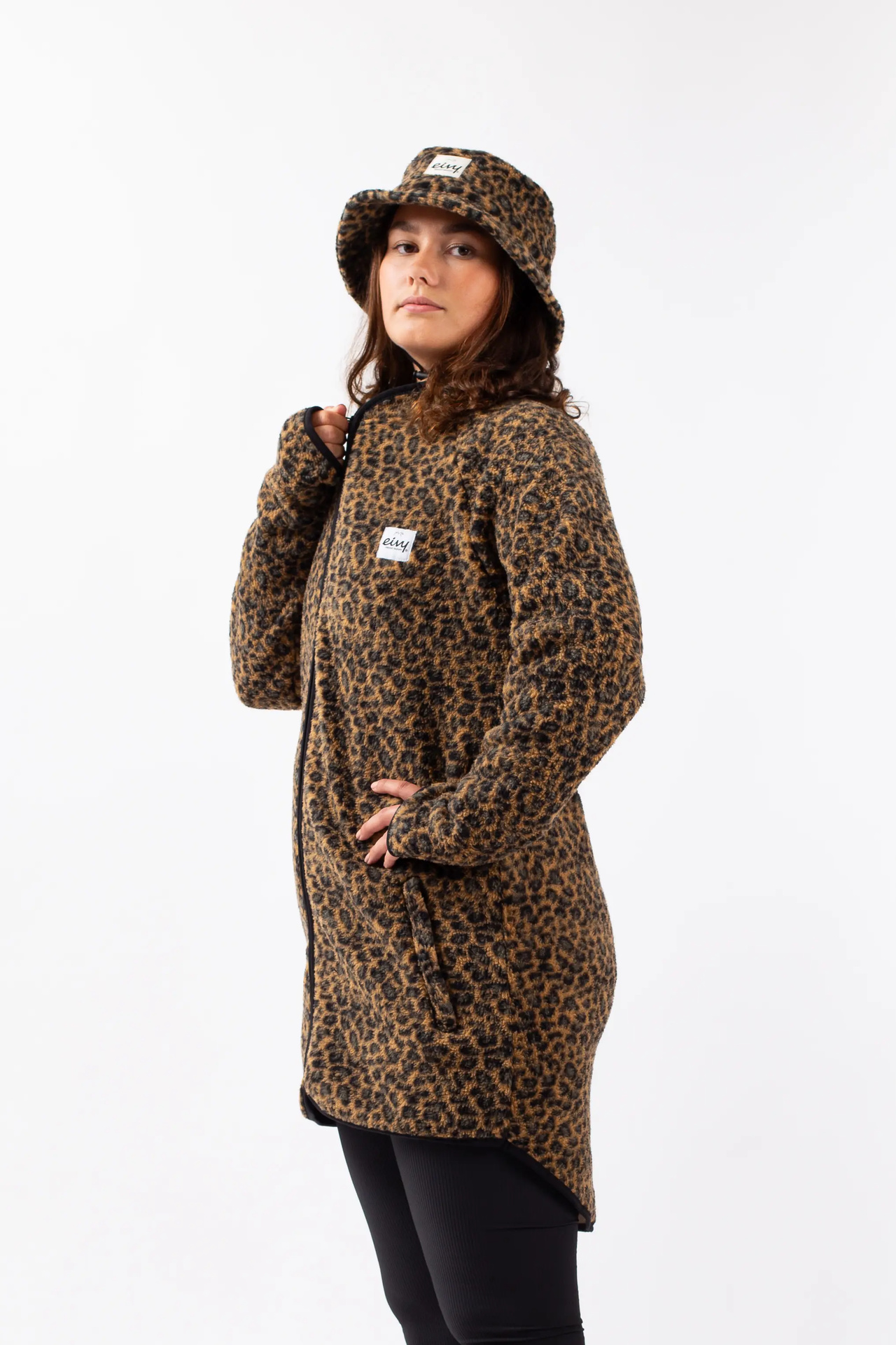 Redwood Sherpa Coat - Leopard | XS