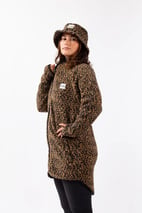 Redwood Sherpa Coat - Leopard | XL