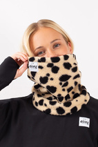 Adjustable Sherpa Neckwarmer - Cheetah | One Size