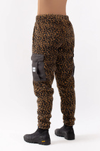 Cargo Sherpa Pants - Leopard | XS