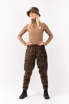 Cargo Sherpa Pants - Leopard | XL