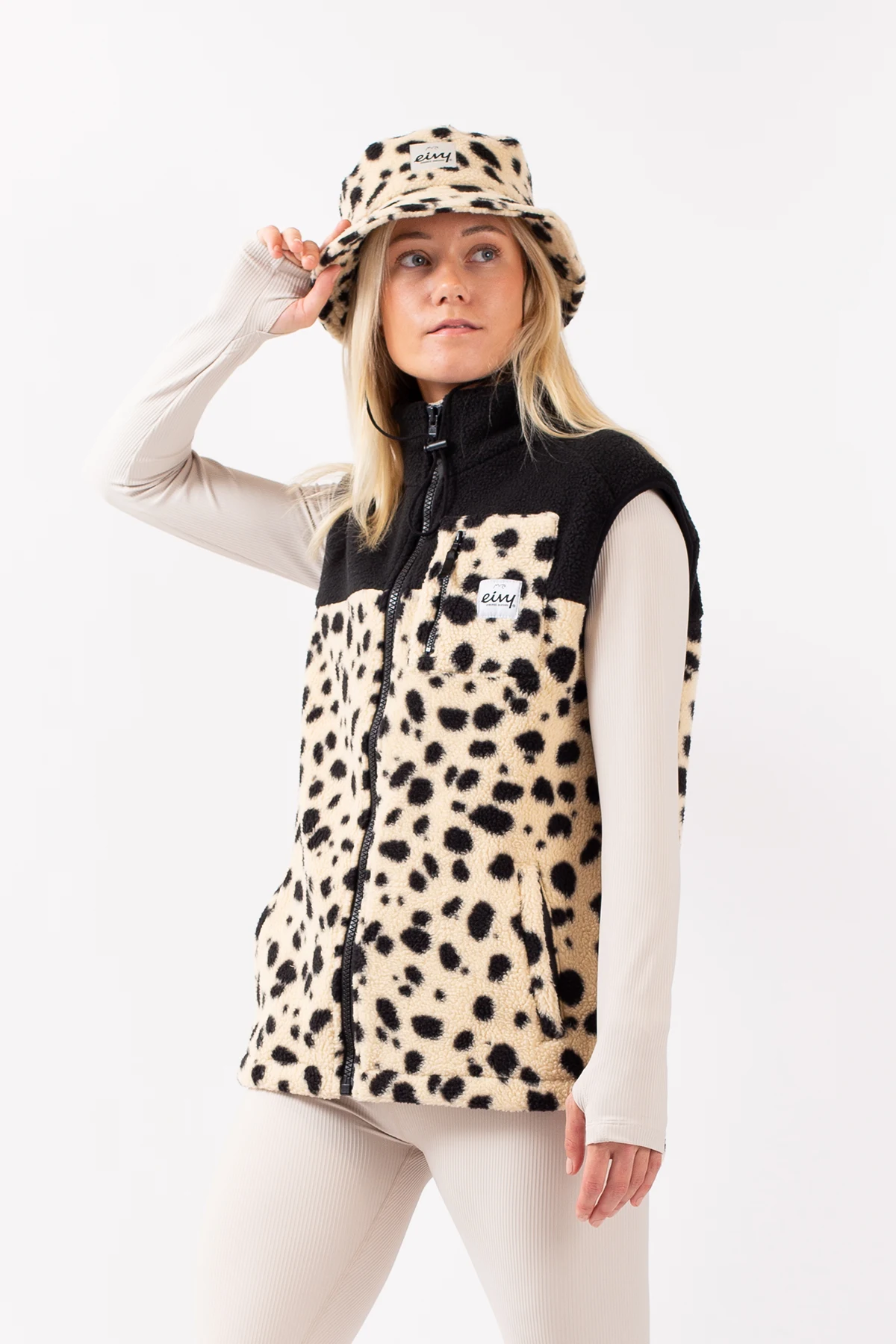 Lumberjackie Sherpa Vest - Cheetah | S