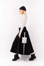 Valley Sherpa Skirt - Black | L