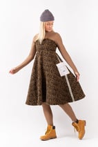 Valley Sherpa Skirt - Leopard | S