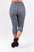 Icecold 3/4 Tights - Snow Leopard | XS