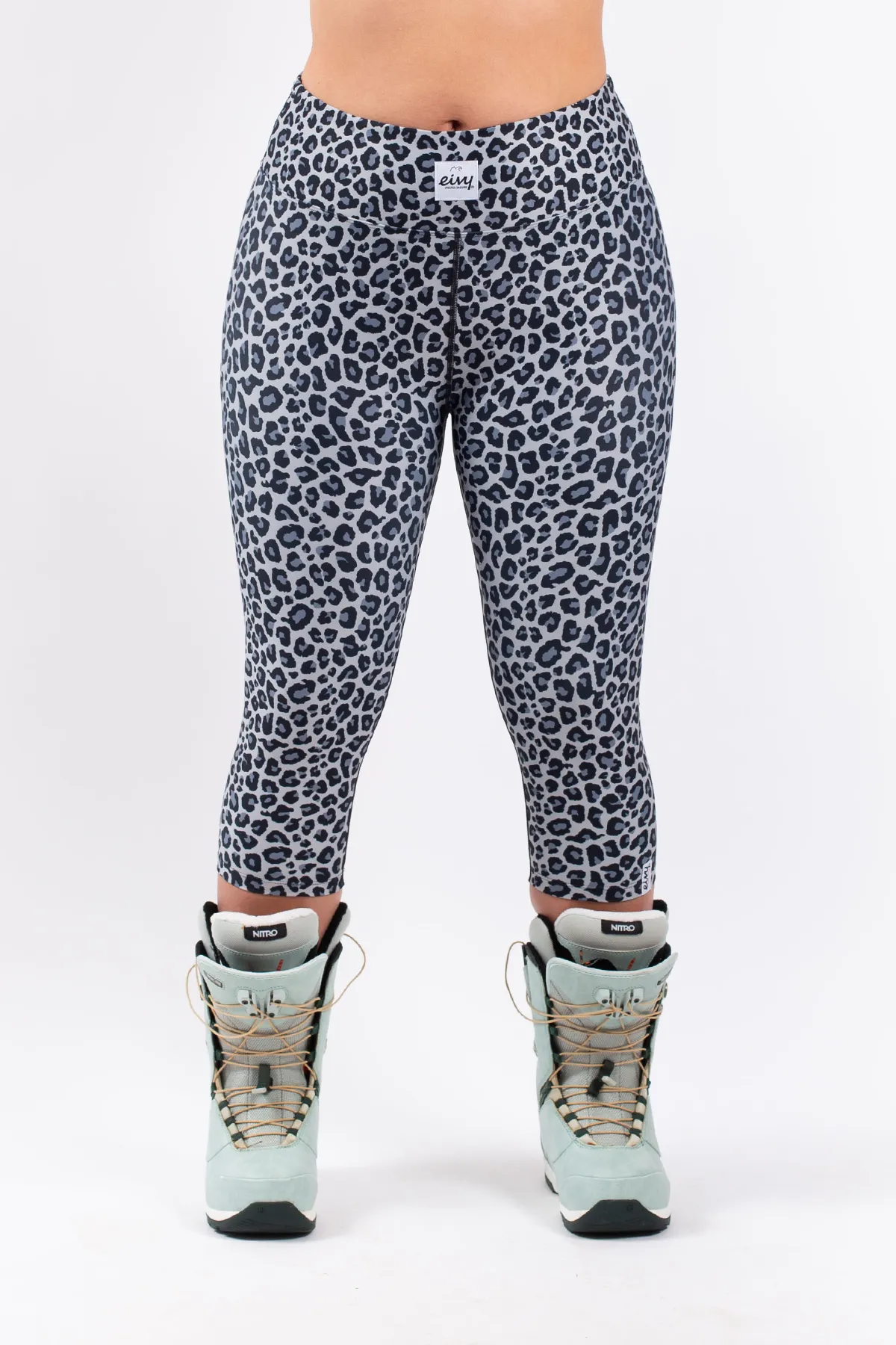 Icecold 3/4 Tights - Snow Leopard | XXL