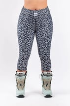 Icecold 3/4 Tights - Snow Leopard | XL