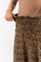 Valley Sherpa Skirt - Leopard | XXS