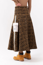 Valley Sherpa Skirt - Leopard | XS