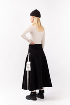 Valley Sherpa Skirt - Black | M