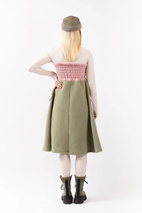 Valley Sherpa Skirt - Faded Blocks | XXS