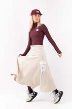 Valley Sherpa Skirt - Faded Cloud | XS