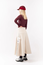 Valley Sherpa Skirt - Faded Cloud | XS