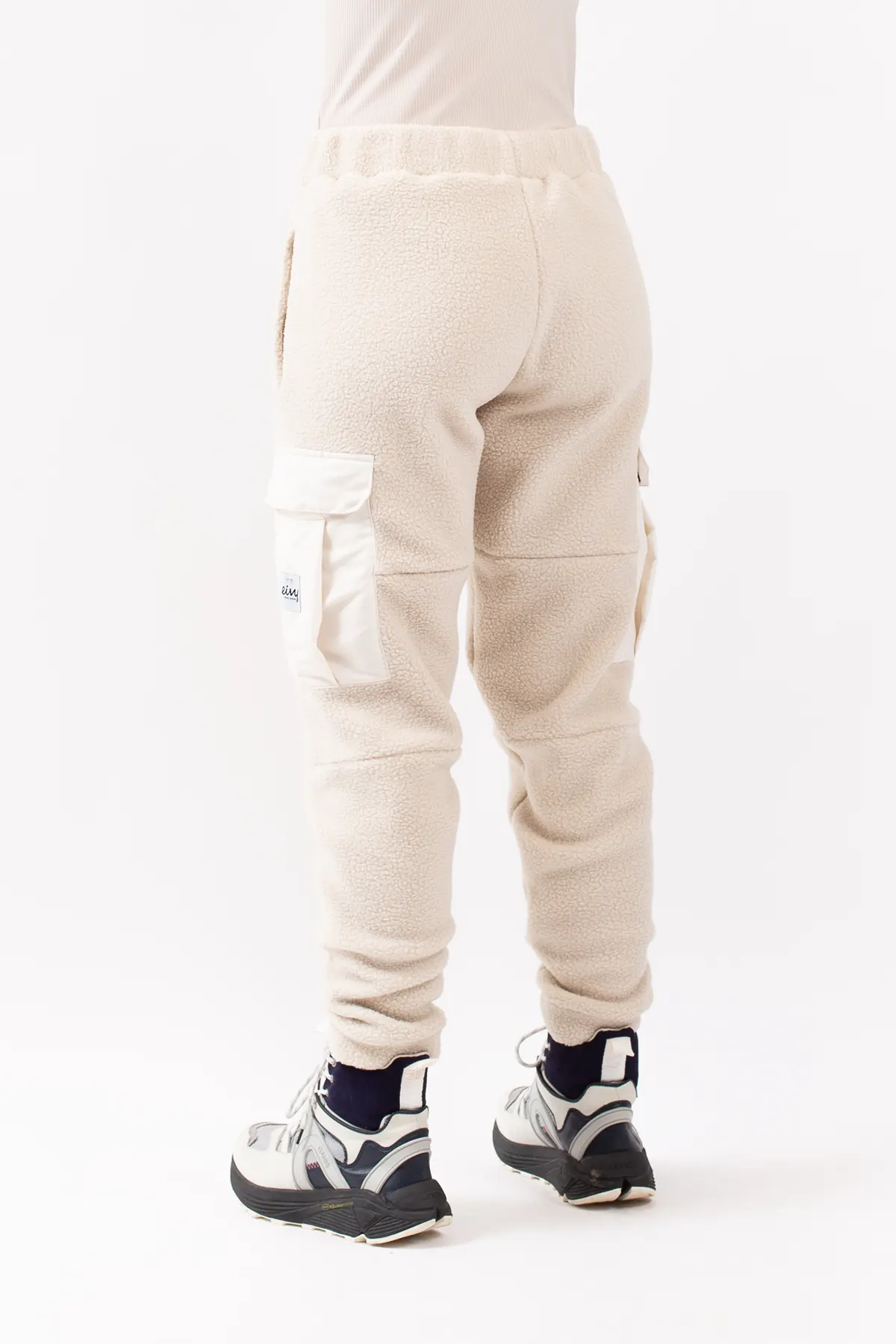 Cargo Sherpa Pants - Faded Cloud | XS