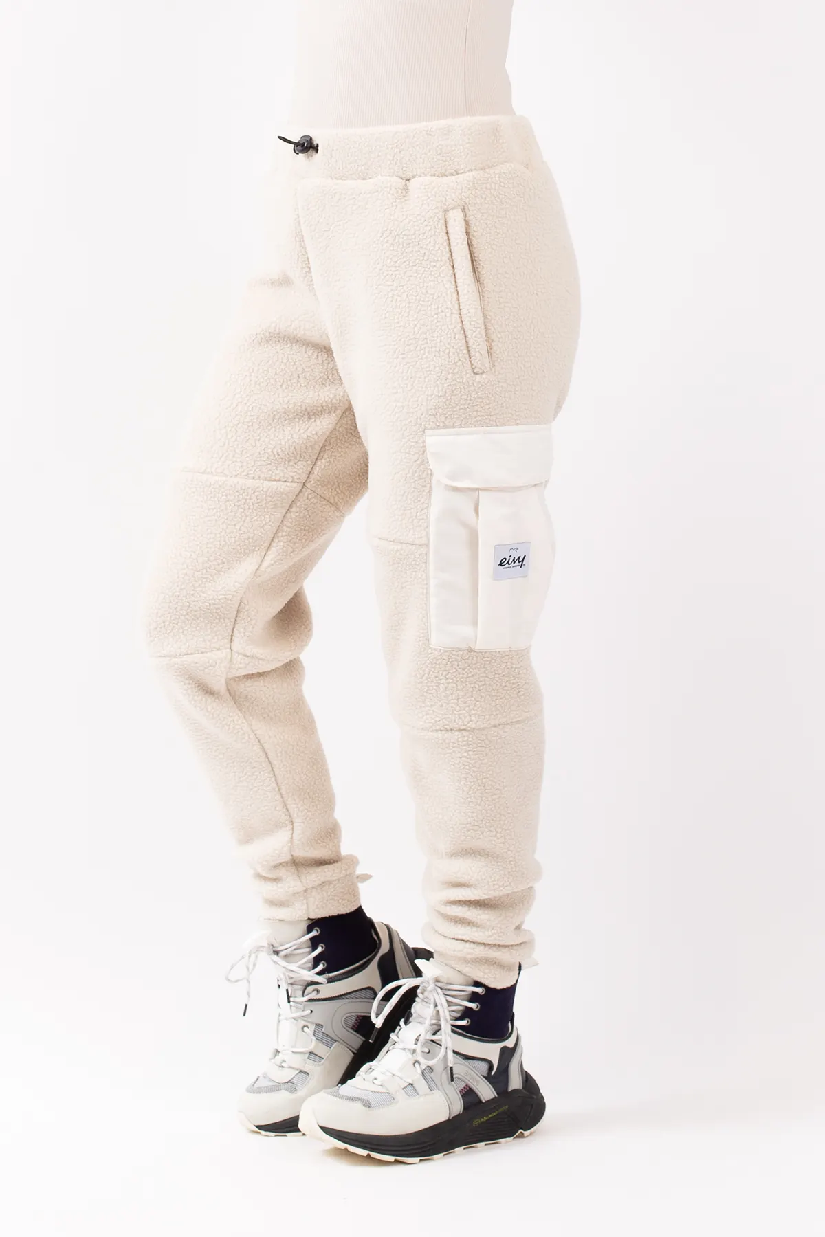 Cargo Sherpa Pants - Faded Cloud | M