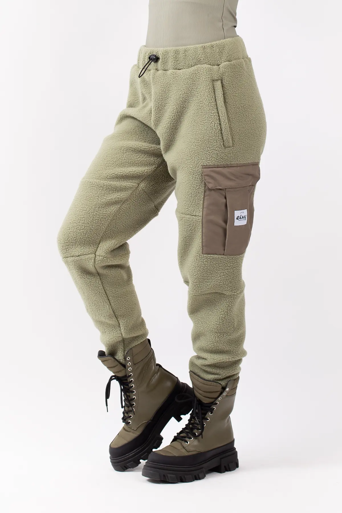 Cargo Sherpa Pants - Faded Oak | XS