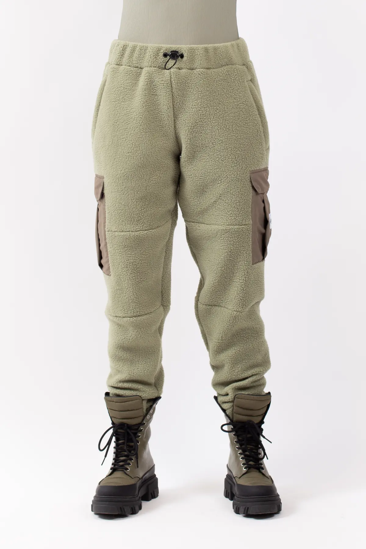 Cargo Sherpa Pants - Faded Oak | XXS