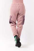 Cargo Sherpa Pants - Faded Woodrose | XXS