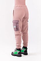 Cargo Sherpa Pants - Faded Woodrose | M