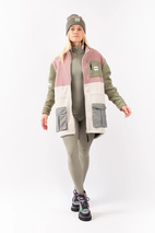 Field Sherpa jacket - Faded Blocks | XXS