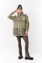 Field Sherpa jacket - Faded Oak | XL