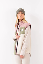 Lumberjackie Sherpa Vest - Faded Blocks | XXL