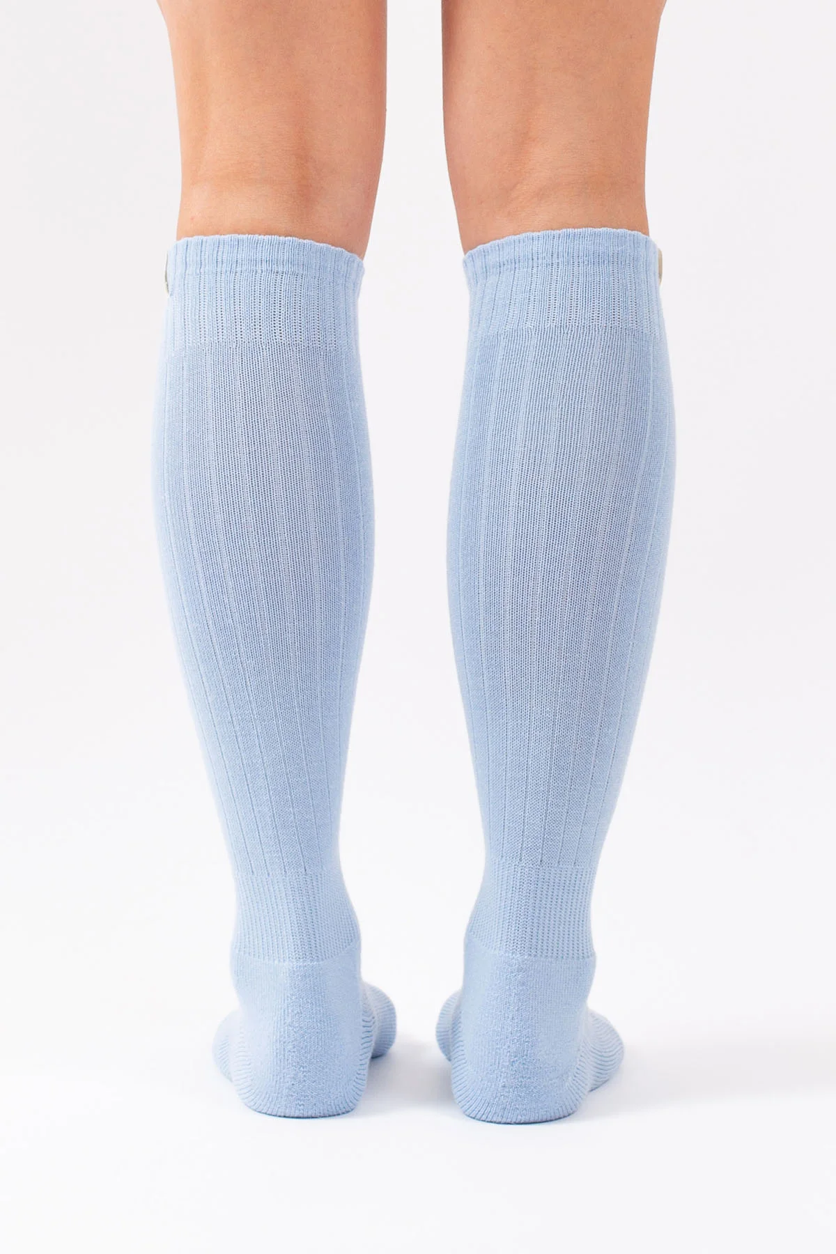 Rib Wool Socks - Faded Fog | 39-41