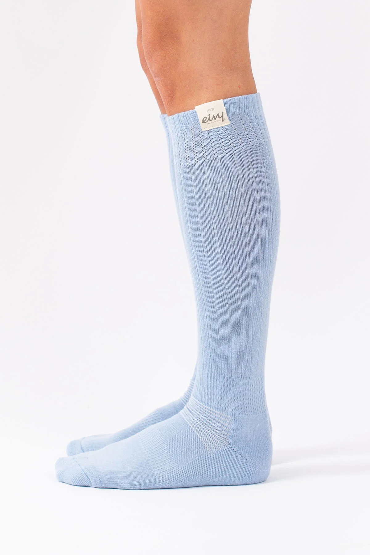 Rib Wool Socks - Faded Fog | 39-41