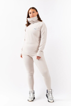 Base Layer  Icecold Rib Top - Faded Cloud