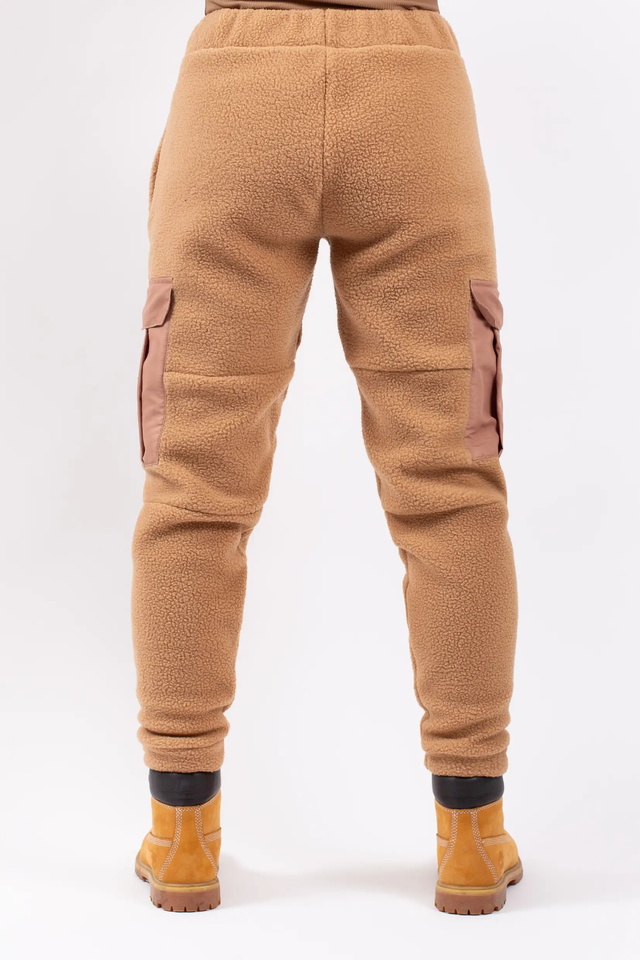 Cargo Sherpa Pants - Faded Coffee | L