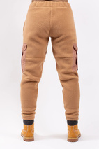 Cargo Sherpa Pants - Faded Coffee | XS