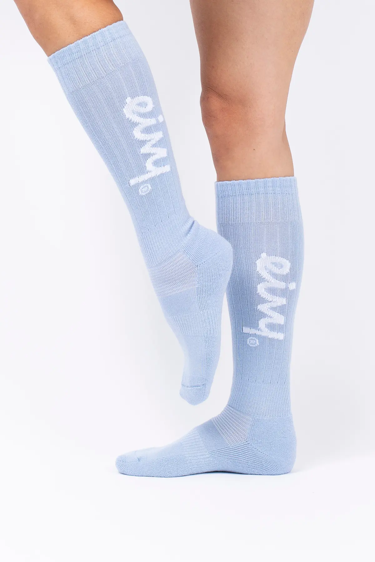 Rib Wool Socks - Faded Fog